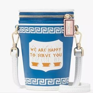 kate spade 3D cup coffee break NWT